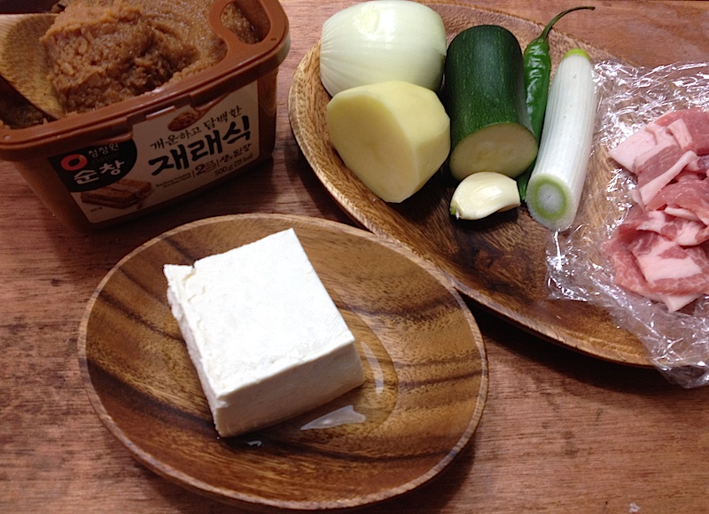 テンジャンチゲ 味噌チゲ 基本レシピ エスニック料理ブログ