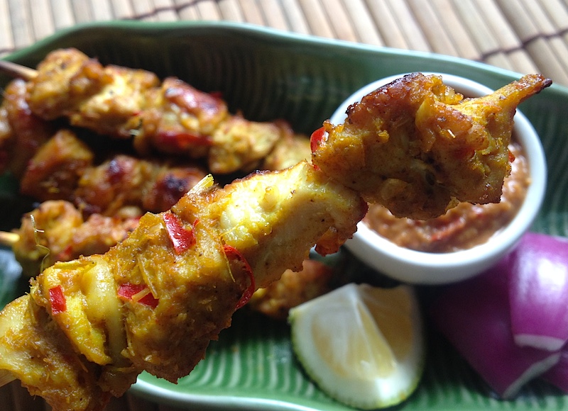 インドネシア風焼き鳥 サテ ピーナッツソースのレシピ エスニック料理ブログ